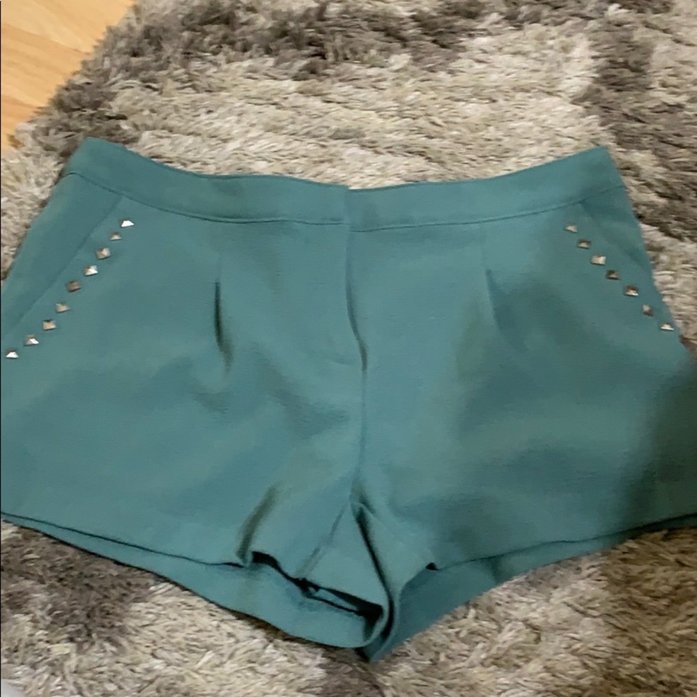 Turquoise shorts